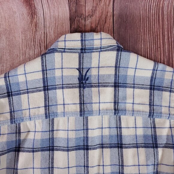 ibex Womens Size Small Taos Wool Blend Plaid Snap Button Long Sleeve Shirt - Picture 11 of 16